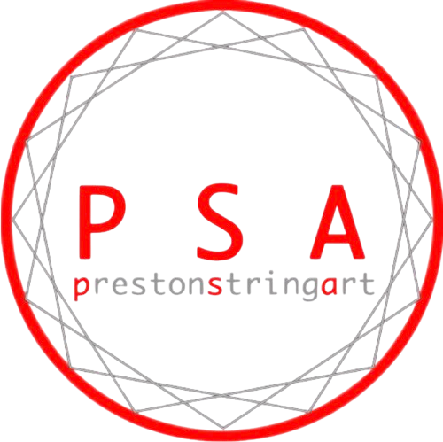 Preston String Art Logo